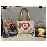 Marilyn Monroe, James Dean Handbags, 2 Are NWT