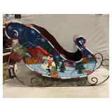 Decorative Metal Sled, 24ï¿½ Long