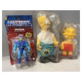 2019 Skeletor Figure, 1990 Burger King Homer &