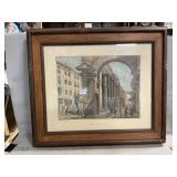Pair Of Milan, Italy Landscape Prints