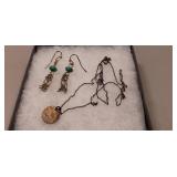 Necklace w/ Earrings