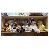 (6) Scentsy Buddy Plush Animals