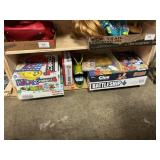 Shelf Lot Of Games