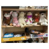 (6) Scentsy Buddy Plush Animals