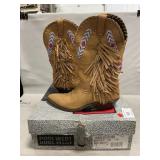Pair Of Vintage Code West Cowboy Boots, Size 9