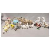 Tray Lot Of Assorted Animal Figurines & More