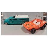 (1) Vintage Buddy L Pressed Steel Toy Truck & (1)