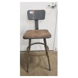 (1) Metal Shop Stool
