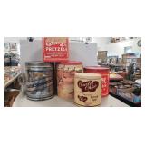 (5) Vintage Metal Cans
