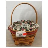 Longaberger Basket With Liner