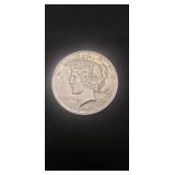 (1) U.S. 1923 Peace Silver One Dollar Coin (90%