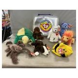 (8) Ty Beanie Babies, Official Club Case