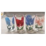 (4) Vintage Peanut Butter Glasses