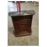 Wood Cabinet w/ Stone Top