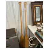 Pair Of Wooden Paddles