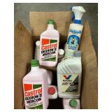 Box Lot With Automotive Fluids