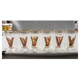 (6) Vintage WWII "Victory" Pin-Up Girl" Glasses
