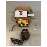 NIB Chain Saw Sharpener, Antique Padkock