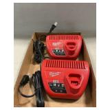 Pair Of Milwaukee Chargers