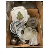 BoxLot With Glassware, Blender, Hand Mixer,