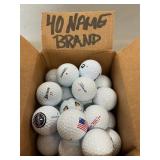 (40) Name Brand Golf Balls