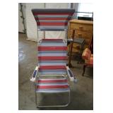 Caribbean Joe Lounge Chair Red White Blue