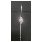 (1) Hamilton 14K Gold Ladies Watch