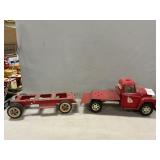 Vintage Ertl International Truck, Trailer