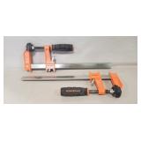 (2) Jorgensen Steel Bar Clamps