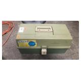(1) Plastic Tackle Box w/ Assorted