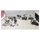 Tray Lot Of Assorted Fishing Reels, Parts & More