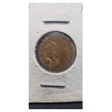 (1) 1910 Indian Head $2.50 Quarter Eagle Gold