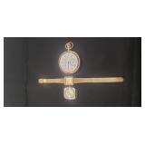 (2) Ladies Watches & (1) Pocket Watch (Missing