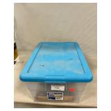 Storage Box With Pewter Plates, Tonette