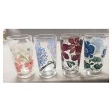 (4) Vintage Peanut Butter Glasses