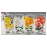 (4) Vintage Peanut Butter Glasses