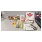 Tray Lot Of Assorted Gun Cleaning Supplies