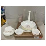 Lot Of Fire King, Vases