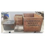 (4) Assorted Vintage "Sunshine Biscuit Co. &