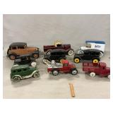 Cast Iron Cars, Ertl Scot Tissue Bank, Die-Cast