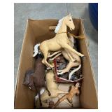 Box Lot With Marx Best Of The West Accessories,