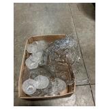 Box Lot With Punch Bowl Set