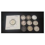 (10) U.S. Silver Mercury Dimes
