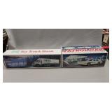 (1) Hess Truck (Bank) & (1) Hess Patrol Car