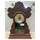 Antique Gingerbread Mantel Clock, No Key