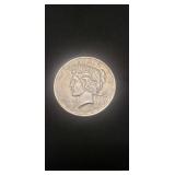 (1) U.S. 1923 Peace Silver One Dollar Coin (90%