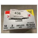 (15) Winchester 12 Gauge Magnum Buckshot Shells
