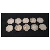 (10) U.S. Liberty Head "V" Nickels