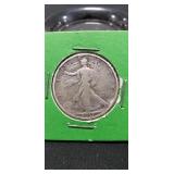 (1) U.S. 1937 Silver Walking Liberty Half Dollar