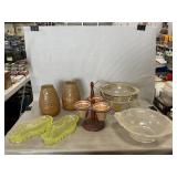 Antique Pickle Dishes, Warmer, Lazy Susan,